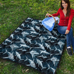Shark Underwear Pattern Print Quilt