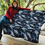 Shark Underwear Pattern Print Quilt