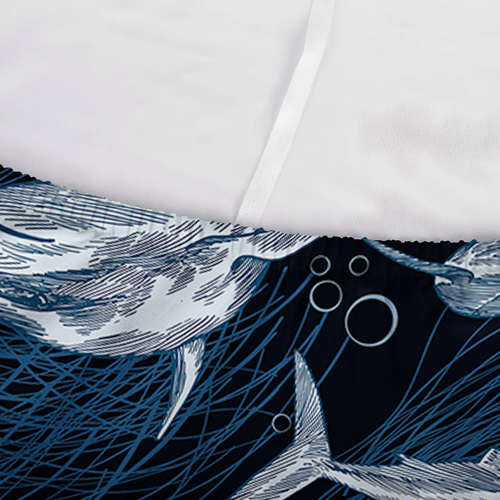 Shark Underwear Pattern Print Sofa Cover