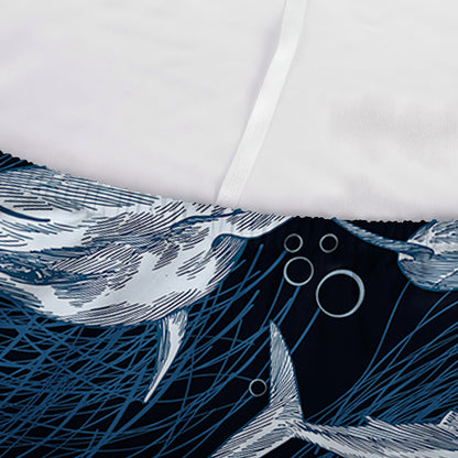 Shark Underwear Pattern Print Sofa Cover