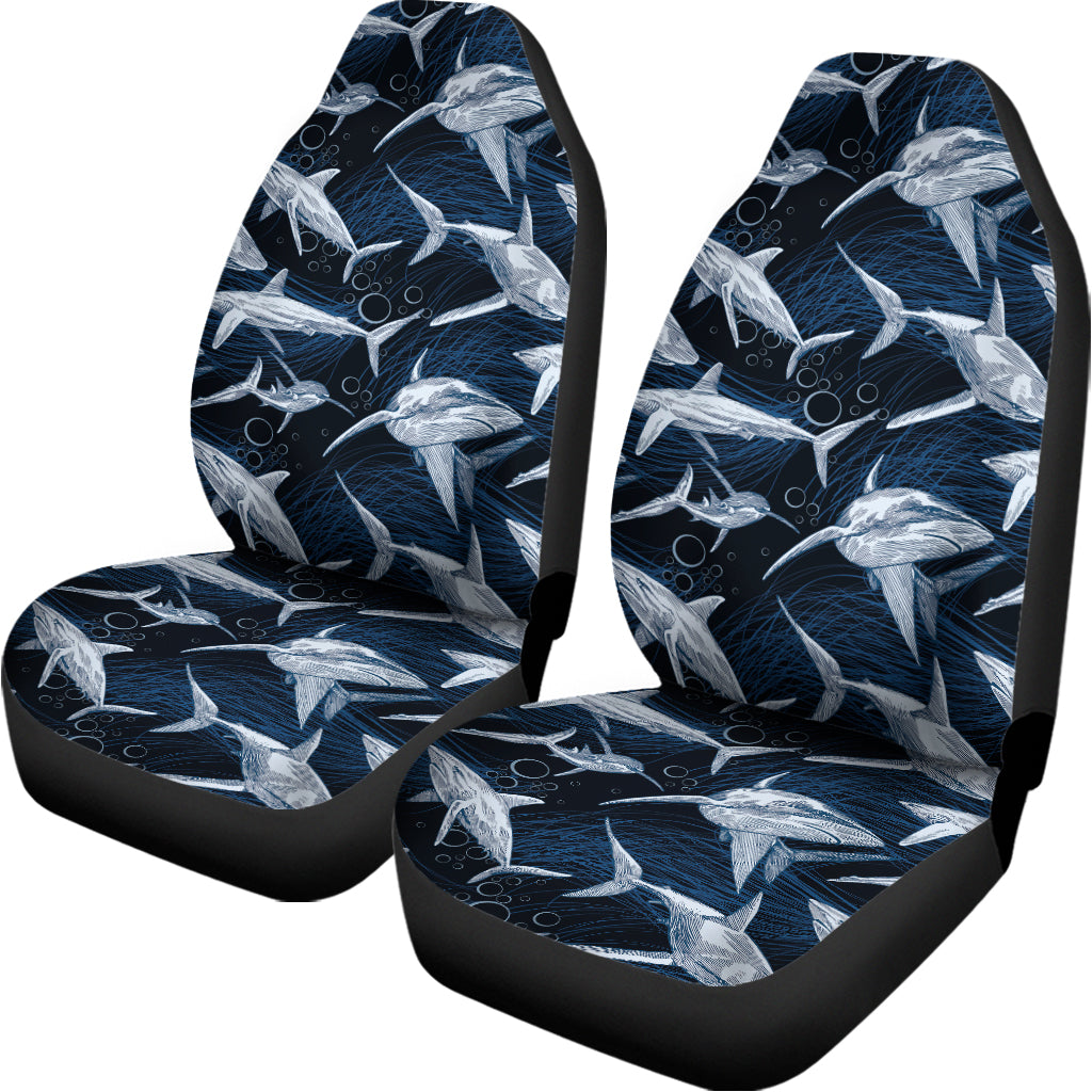 Shark Underwear Pattern Print Universal Fit Car Seat Covers