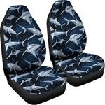 Shark Underwear Pattern Print Universal Fit Car Seat Covers