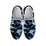 Shark Underwear Pattern Print White Slip On Shoes