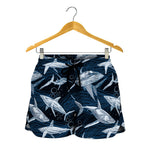 Shark Underwear Pattern Print Women's Shorts