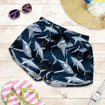 Shark Underwear Pattern Print Women's Shorts