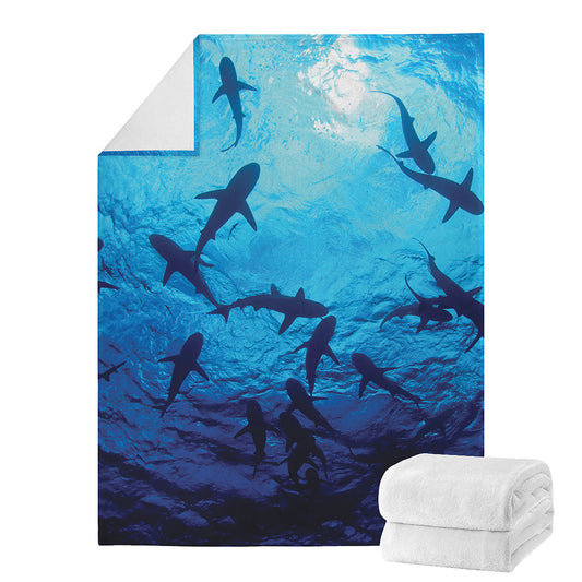 Shark Underwear Print Blanket