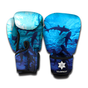 Shark Underwear Print Boxing Gloves