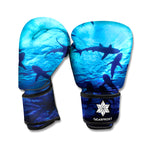 Shark Underwear Print Boxing Gloves