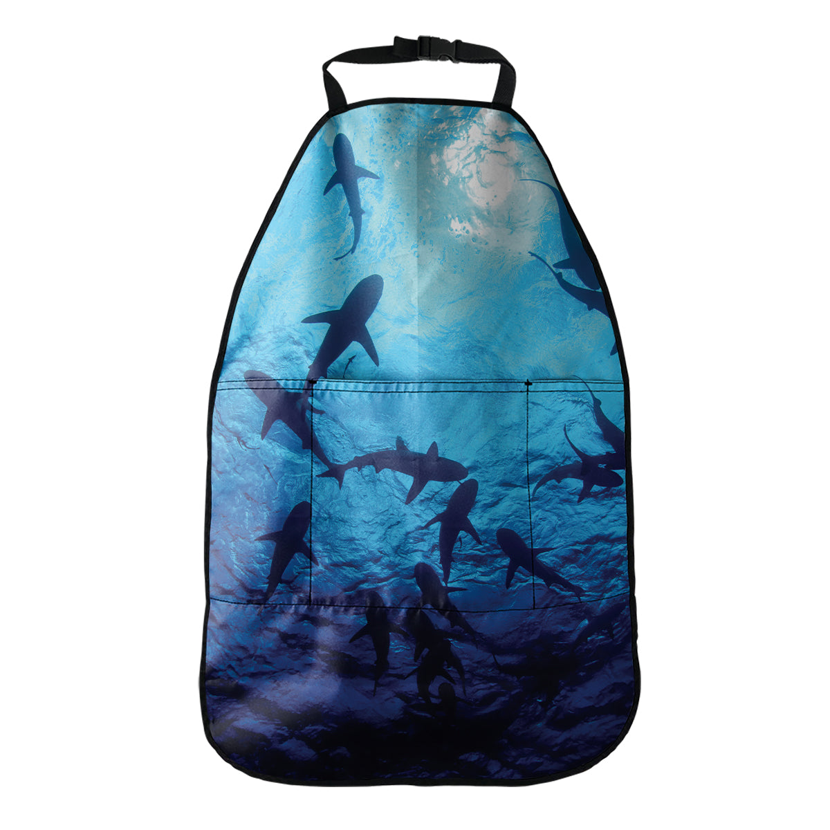 Shark Underwear Print Car Seat Organizers