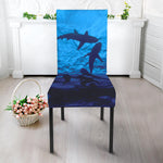 Shark Underwear Print Dining Chair Slipcover