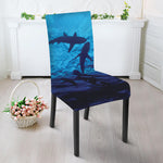 Shark Underwear Print Dining Chair Slipcover