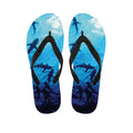 Shark Underwear Print Flip Flops