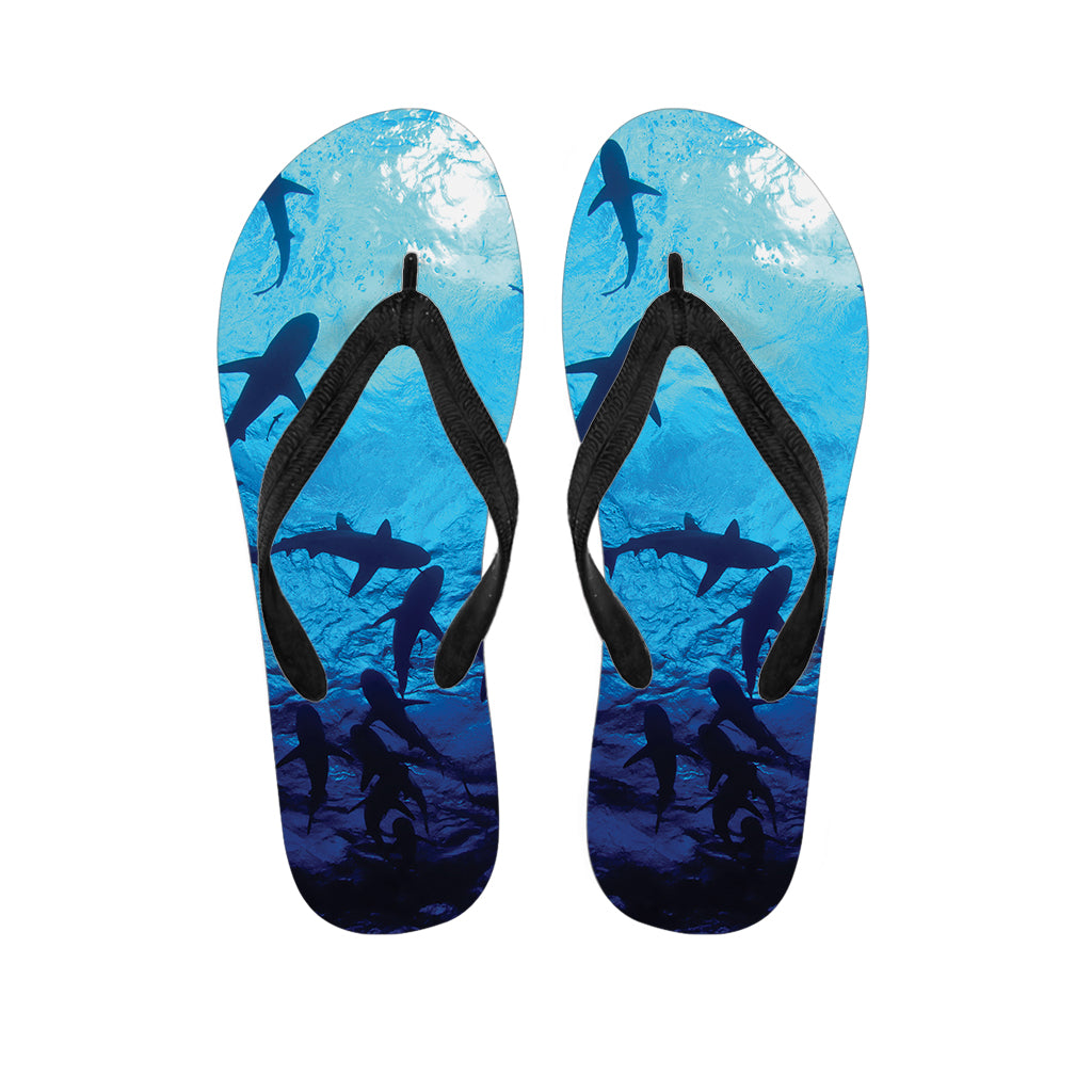 Shark Underwear Print Flip Flops