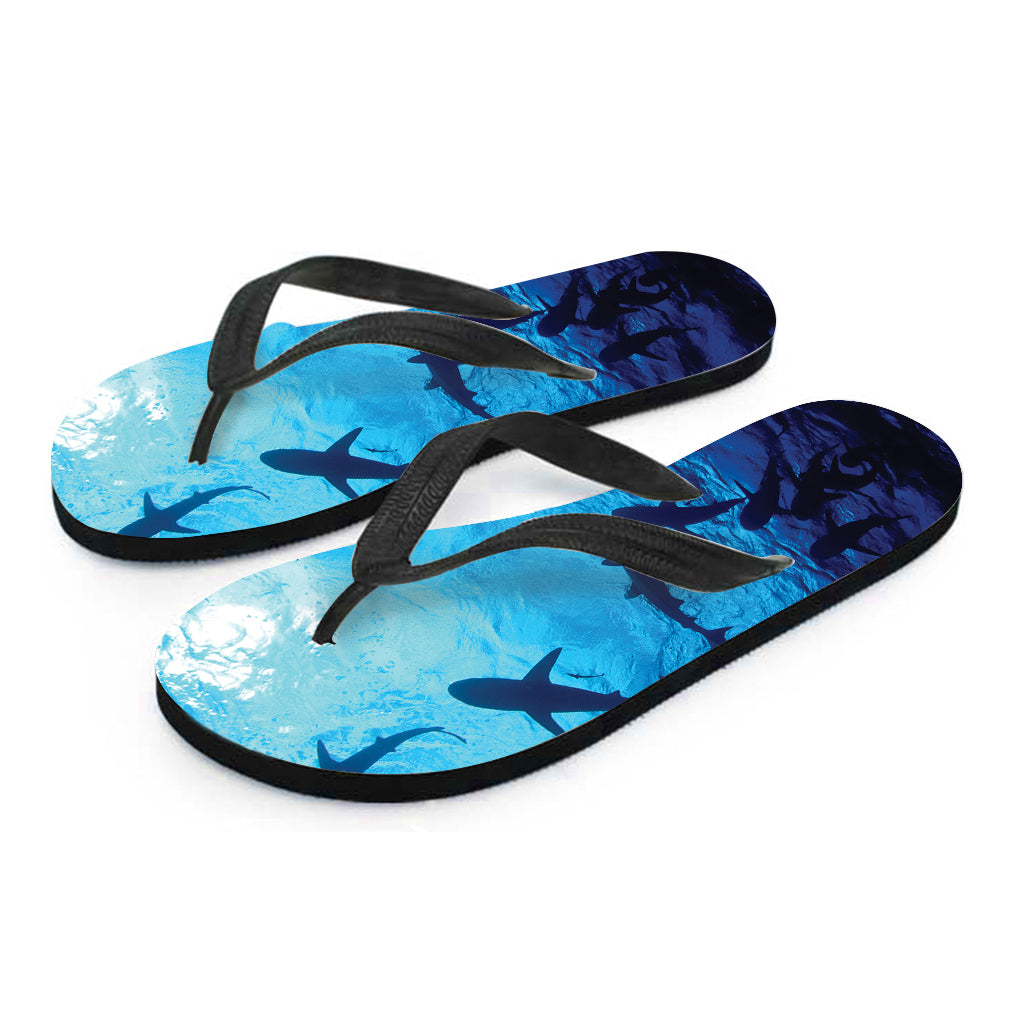 Shark Underwear Print Flip Flops