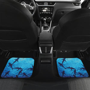 Shark Underwear Print Front and Back Car Floor Mats