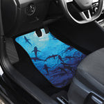 Shark Underwear Print Front and Back Car Floor Mats