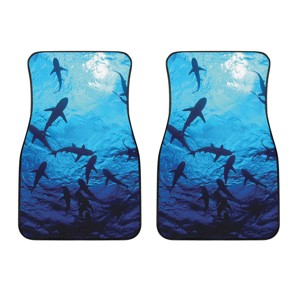 Shark Underwear Print Front Car Floor Mats