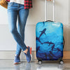 Shark Underwear Print Luggage Cover