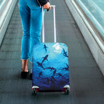 Shark Underwear Print Luggage Cover