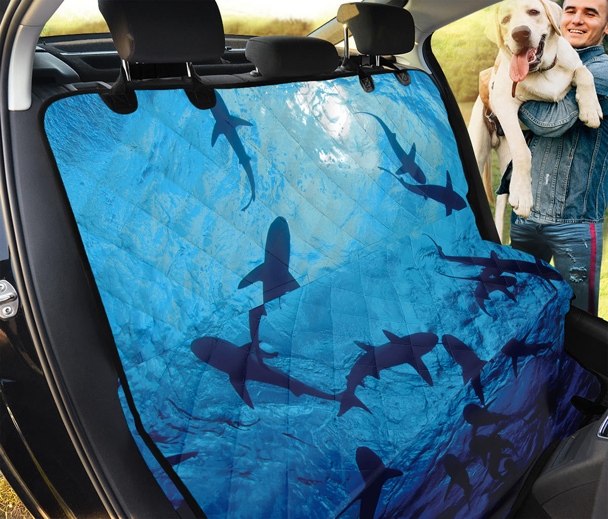 Shark Underwear Print Pet Car Back Seat Cover