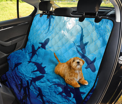 Shark Underwear Print Pet Car Back Seat Cover