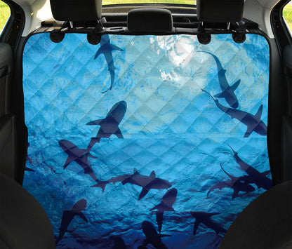 Shark Underwear Print Pet Car Back Seat Cover