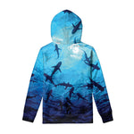 Shark Underwear Print Pullover Hoodie