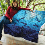 Shark Underwear Print Quilt