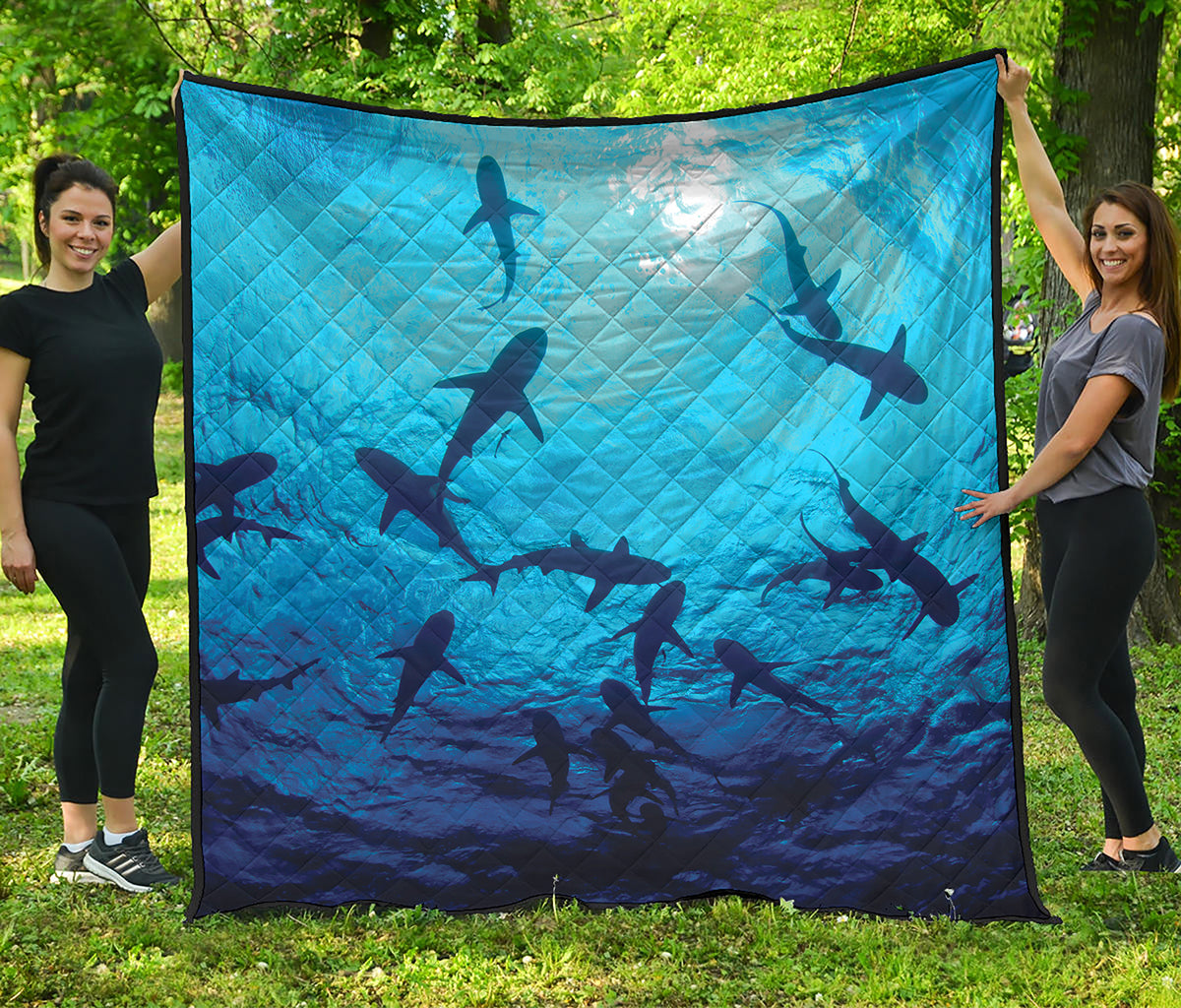 Shark Underwear Print Quilt