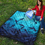 Shark Underwear Print Quilt