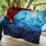 Shark Underwear Print Quilt