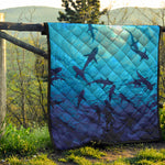 Shark Underwear Print Quilt