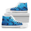 Shark Underwear Print White High Top Shoes