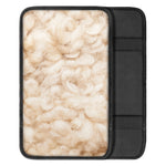 Sheep Fur Texture Print Car Center Console Cover
