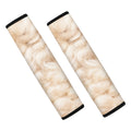 Sheepskin Print Car Seat Belt Covers