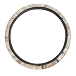 Sheep Fur Texture Print Car Steering Wheel Cover