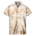 Sheepskin Print Men's Short Sleeve Shirt