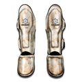 Sheepskin Print Muay Thai Shin Guards