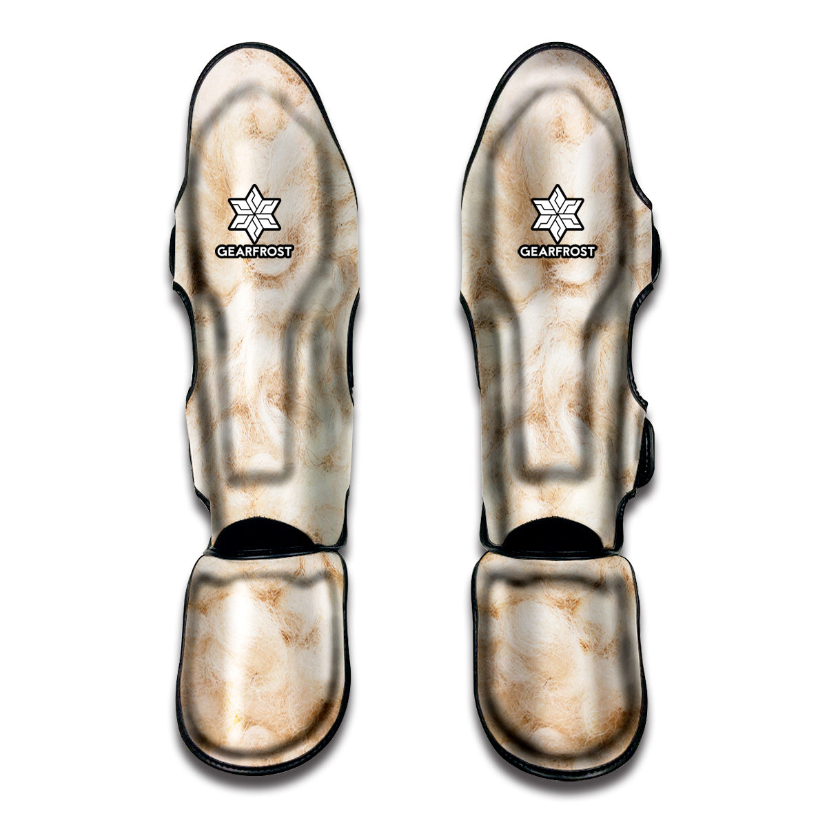 Sheep Fur Texture Print Muay Thai Shin Guard