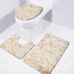 Sheepskin Print 3 Piece Bath Mat Set