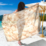 Sheepskin Print Beach Sarong Wrap