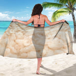 Sheepskin Print Beach Sarong Wrap