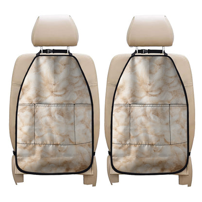 Sheepskin Print Car Seat Organizers