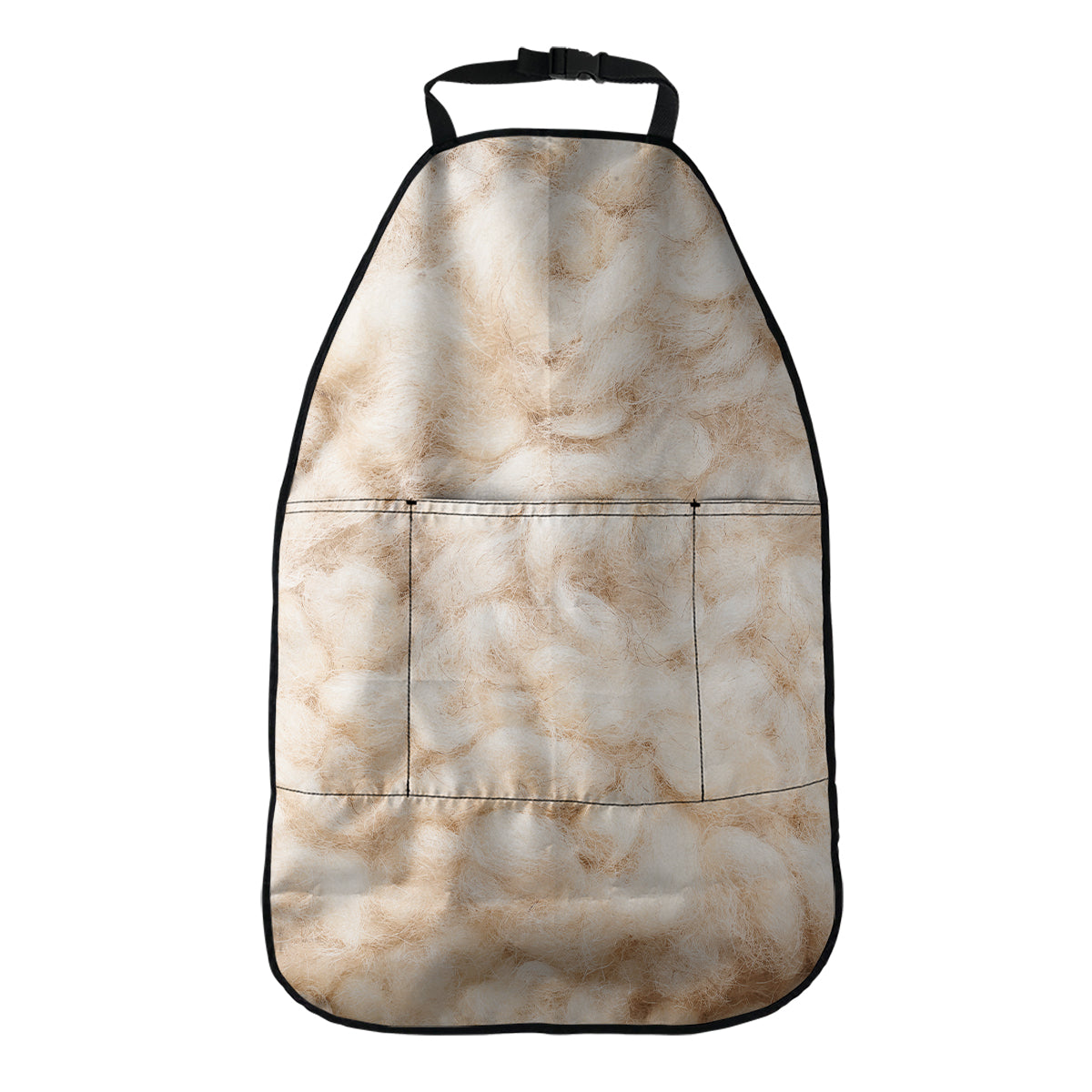 Sheepskin Print Car Seat Organizers
