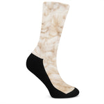 Sheepskin Print Crew Socks