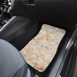 Sheepskin Print Front Car Floor Mats
