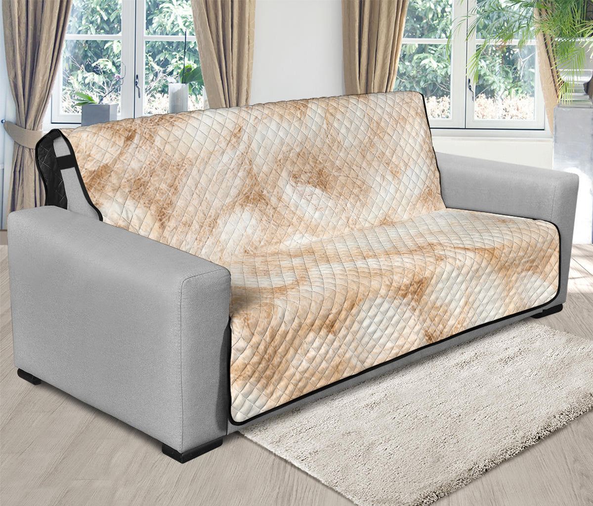 Sheepskin Print Futon Protector