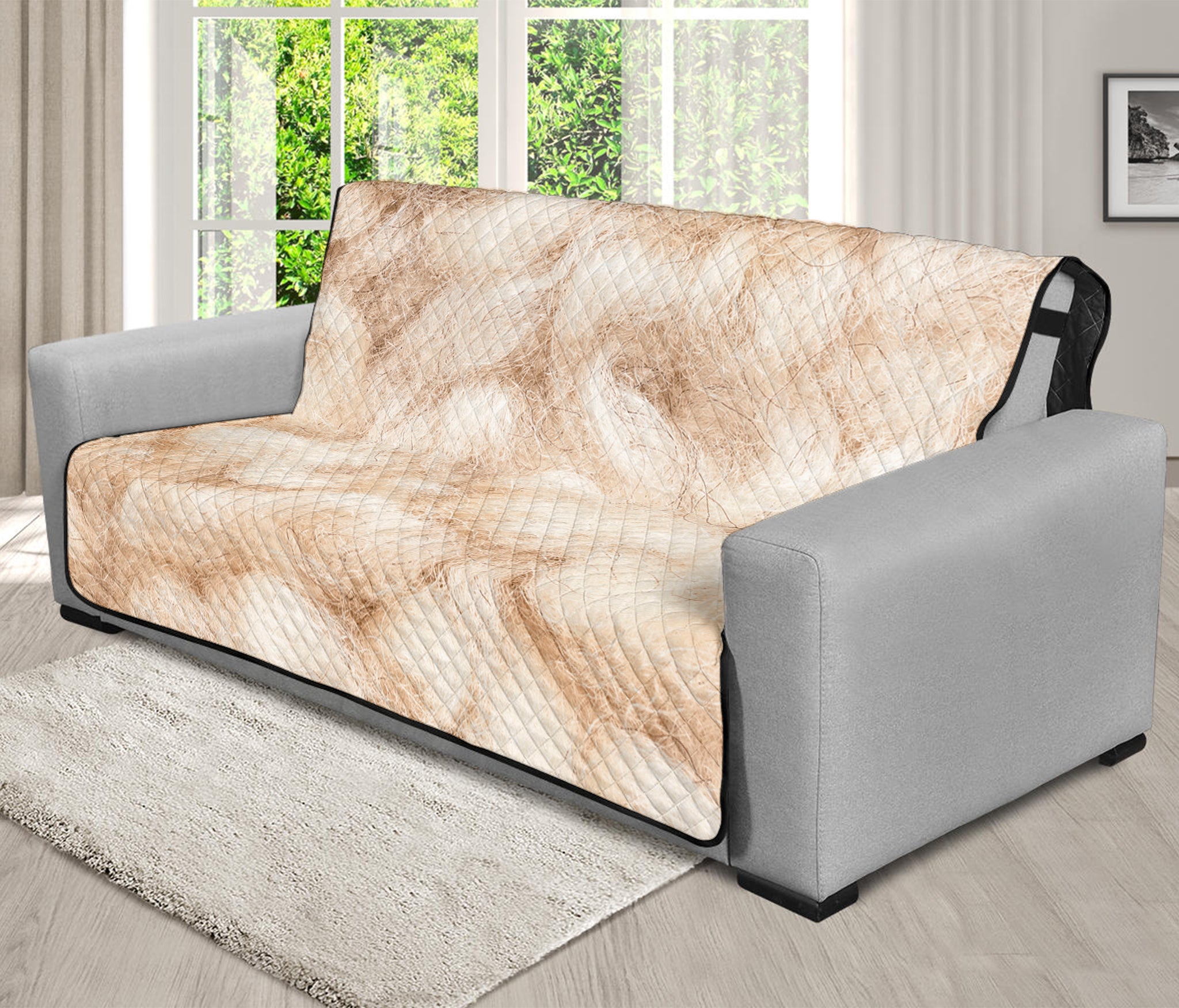 Sheepskin Print Futon Protector