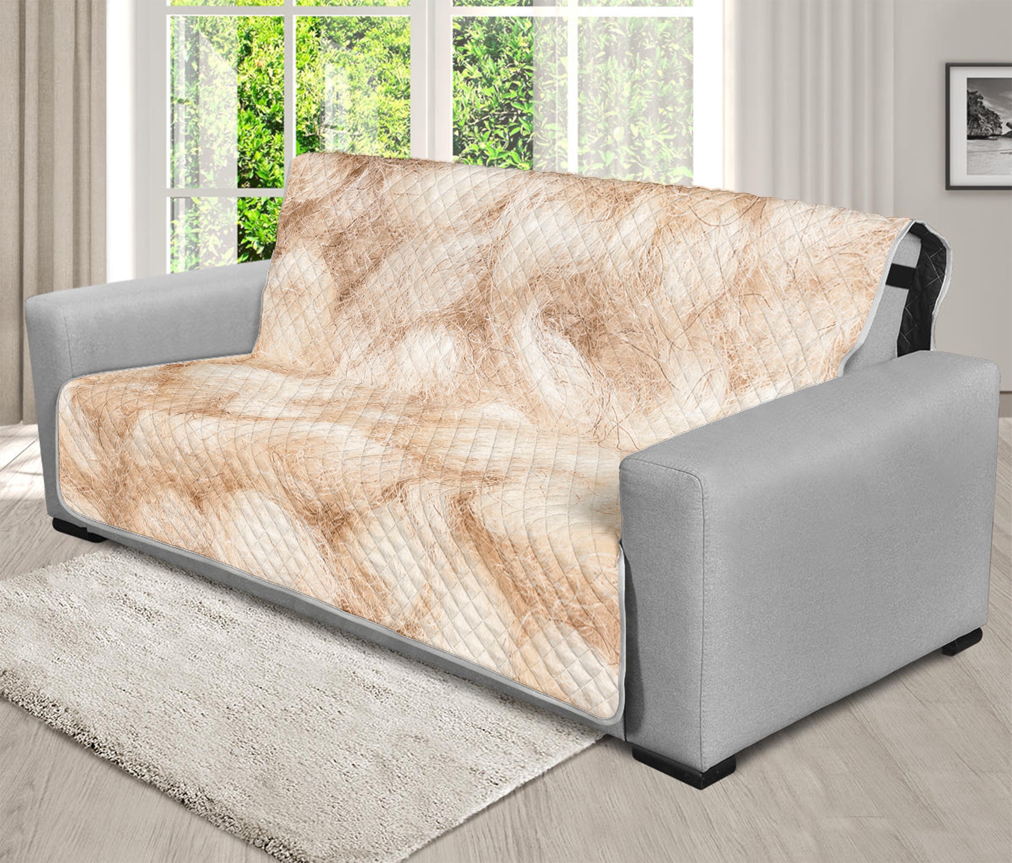 Sheepskin Print Futon Protector