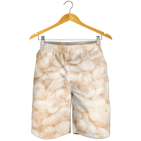 Sheepskin Print Men's Shorts